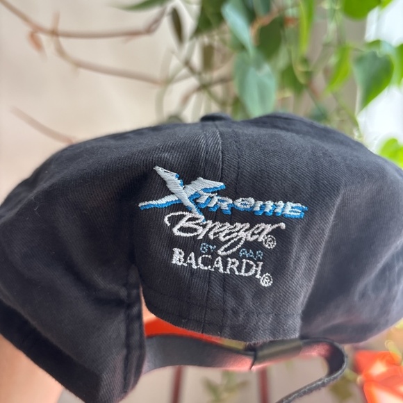 Vintage XTREME Breezer by Bacardi hat cap black strspback cool - Picture 4 of 8